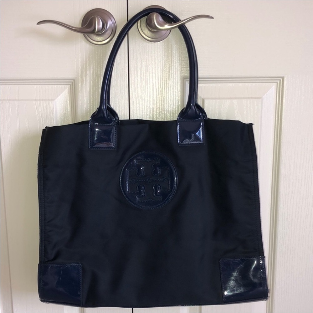 Tory Burch Ella Nylon Tote - Navy Blue
